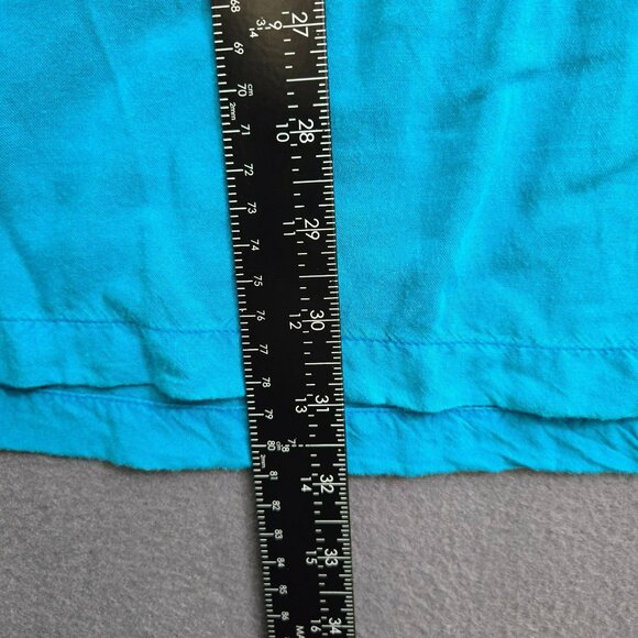 Soft Surroundings Women L Pintuck Tunic Roll Tab Sleeve Blouse - Picture 9 of 11